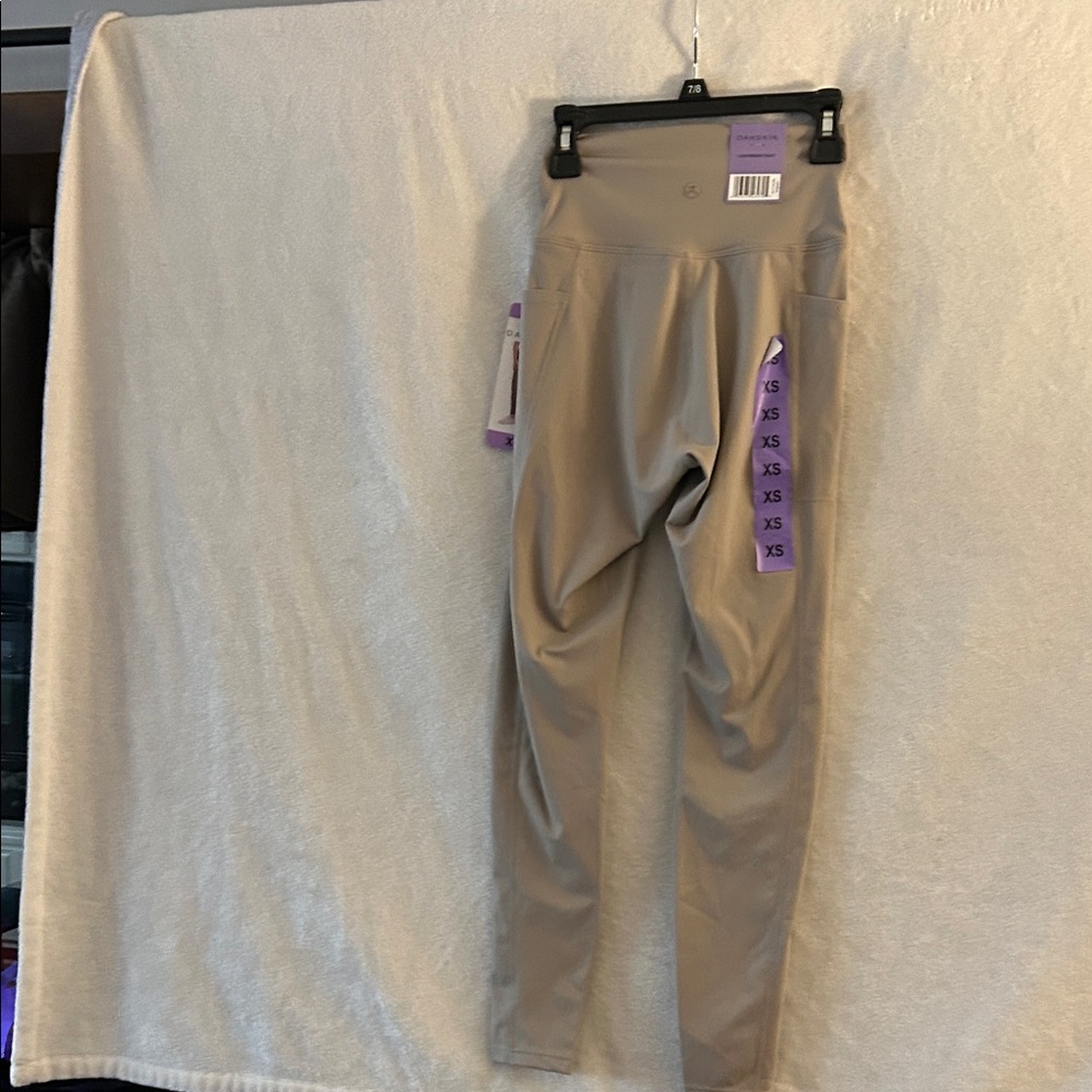 Danskin High-Waisted Light Brown Leggings - Picture 6 of 7